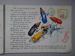N.n.. - Het boek van de vier kleur-pot-lo-den. Een grap-pig ver-haal-tje met pla-ten om zelf in te kleu-ren.