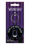  - Wednesday Rubber Keychain Happy Colour