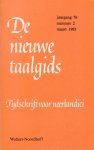 Sötemann, A.L. e.a. (redactie) - De nieuwe taalgids, jaargang 76, nummer 2, maart 1983