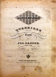 Lanner, Joseph: - [Op. 199] Rouge et noir. Quadrille pour le piano. Oeuvre 199