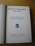 Hoxie, Robert Franklin - Scientific management and labor