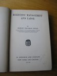 Hoxie, Robert Franklin - Scientific management and labor