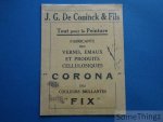 J.G. De Coninck & Fils. - J.G. De Coninck & Fils. Prix-courant spécial de nos départements Brosserie - Matériel - Echelles - Accessoires.