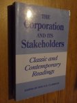 Clarkson, Max B.E. - The corporation and its stakeholders. Classic and contemporary readings
