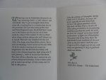 Morley, Christopher. - When I go over to Amsterdam [Avenue] to do my marketing...... [ From the novel Kitty Foyle ]. [ Beperkte oplage van ca. 100 exemplaren ].