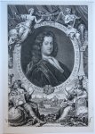 Pieter van Gunst (1658/59-1732), after Jacob Lindenbergh (1675-1727) - [Antique portrait print, VOC] Jan Trip, published 1715-1721, 1 p.
