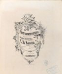 Besozzi, Louis-Désiré: - 30 pièces caractéristiques pour orgue-harmonium. Op. 125. En 4 livres. 3. Livre
