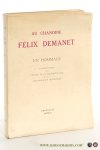 Demanet, Félix. - Au chanoine Félix Demanet en hommage l'Association pour l'étude de la paléontologie et de la stratigraphie houillères.