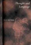 Preston, John (editor). - Thought and Language.