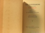 ROUSSEAU, J.J. - Les confessions de Jean-Jacques Rousseau suivies des Rêveries du promeneur solitaire. Édition intégrale illustrée de gravures du temps présentée par Francis Bouvet. Complete in 2 volumes.