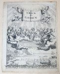  - [Antique title page, 1686] 'T RYCK der GODEN, published 1686, 1 p.