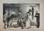Braakensiek, Johan (1858-1940) - [Original lithograph/lithografie by Johan Braakensiek] De Amsterdamsche Gas-kwestie, 24 Juli 1887, 1 pp.