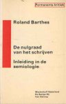 Barthes, Roland - De nulgraad van het schrijven / gevolgd door / Inleiding in de semiologie