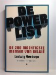 VERDUYN Ludwig - De Power List. De 200 machtigste mensen van België.