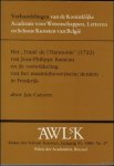 J. CAYAERS. - Traite de l'Harmonie (1722) van Jean-Philippe Rameau en de ontwikkeling van het muziektheoretisch denken in Frankrijk.