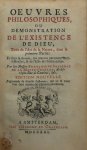 François de Salignac de La Mothe Fénelon - Oeuvres philosophiques ou Demonstration de l'existence de Dieu