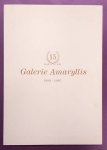 AMARYLLIS, GALERIE. - Galerie Amaryllis 1980-1995, 15 jaar/ans. Overzicht van de tentoonstellingen van de laatste 5 jaren in chronologische volgorde. Présentation des expositions des 5 dernières années par ordre chronologique.