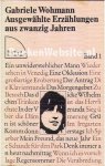 Wohmann, Gabriele - Ausgewählte Erzählungen aus zwanzig Jahren