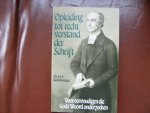 Kohlbrugge H.F. - Opleiding tot recht verstand der Schrift