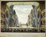 Amsterdamse Schouwburg: - [Kupferstich und Radierung] "De straat van Londen". Met de afbeelding van het vijfde tooneel des tweeden bedrijfs, van het treurspel, Beverly