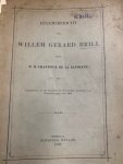 CHANTEPIE DE LA SAUSSAYE, P. D., - Levensbericht van Willem Gerard Brill.