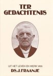 Fraanje, ds. J. - Ter gedachtenis