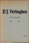 PAESSENS, A. - P. J. VERHAGHEN. HOFSCHILDER 1728 - 1811.