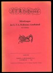 E.T.A. Hoffmann-Gesellschaft (Herausgeber) - Mitteilungen der E.T.A. Hoffmann Gesellschaft 5. Heft 1958 und 9. Heft 1962