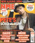 Various - NEW MUSICAL EXPRESS 2008 # 03, BRITISH MUSIC MAGAZINE met o.a. PETE DOHERTY (COVER + 1 p.), CASS McCOMBS (1,5 p.), FRANZ FERDINAND (1 p.), NEW ALBUMS OF 2008, goede staat