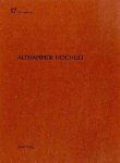 Wirtz, Heinz (ed.) - Althammer Hochuli.