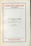 Walter, Bruno: - [Programmheft] Programma van het Zondagmiddag-Concert (Serie Zi). Dirigent: Bruno Walter [Concertgebouworkest]