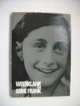 Steenmeijer, Anne G - Weerklank van Anne Frank