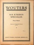 Wouters, Adolphe: - Six études spéciales. Adopté par le Conservatoire National de Paris