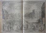 Gheyn, J. de   Matham, J. [Dolendo] - [Den Haag Buitenhof] "Curia Hollandiae" Originele kopergravure