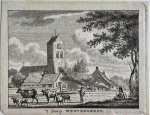 J. Bulthuis, K.F. Bendorp - Antieke prent Friesland: 't Dorp Westergeest.