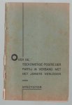 Spectator - Over de toekomstige positie van de partij in verband met het jongste verleden