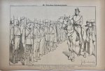 Braakensiek, Johan (1858-1940) - [Original lithograph/lithografie by Johan Braakensiek] Mr. Heinekens Schutterij-idealen, 3 November 1895, 1 pp.