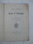 Chevalier, Mgr. C. - Tableau analytique des Travaux et Publications de -