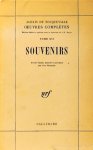TOCQUEVILLE, A. DE - Souvernirs. Texte établi, annoté et préfacé par L. Monnier.