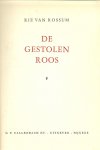 Rossum, Rie van - De gestolen Roos