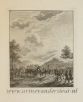 Joannes Bemme (1775-1841), after Dirk Langendijk (1748-1805) - [Antique print, etching] Soldiers in a landscape, published 1804.