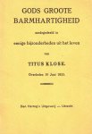 NN - NN-Gods groote barmhartigheid aan Titus Klose