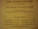 Haydn; Franz Joseph (1732-1809) - Die Jahreszeiten; Oratorium; Soli, Chor und Orchester; Klavierauszug (Kurt Soldan)