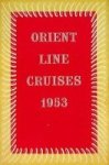 Orient Line - Orient Line Cruises 1953