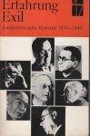 Bock, Sigrid,Manfred Hahn - Erfahrung exil: antifaschistische Romane 1933-1945.