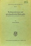 HART, H.L.A., ECKMANN, H. - Rechtspositivismus und sprachanalytische Philosophie. Der Begriff des Rechts in der Rechtphilosophie H.L.A. Harts.