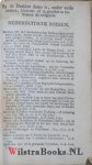 Groot, Jacobus de - Verzameling van Leer-Redenen, over verscheidene Wigtige Stoffen der H. Schriftuur. Tweede Druk.