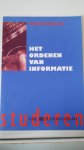 Hegener, Michiel - Het oredenen van informatie