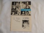 Club van Vrienden van het Franse Chanson. - H.J.H van Dijk, E.Schutte, E.Duncker, R. Bakker en Joke Kool-Smit - Le Plateau - - COMPLETE JAARGANGEN 1961-1962-1963-1964-1965-1966- 1967 -  JUBILEUM NUMMER 10 JAAR LE PLATEAU