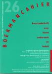 -- - Boekmancahier - kwartaalschrift over kunst onderzoek en beleid